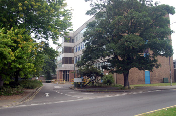 The College building is on the site of the Wesleyan Chapel - seen in June 2008